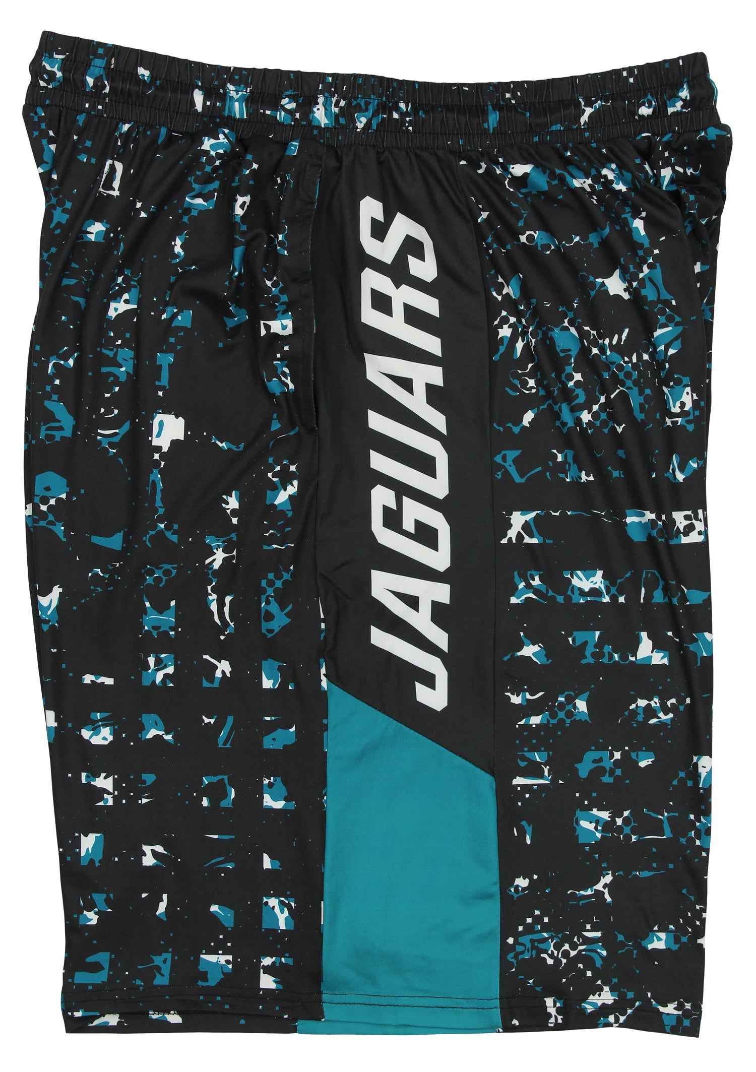 Zubaz NFL Men's Jacksonville Jaguars Color Grid Shorts