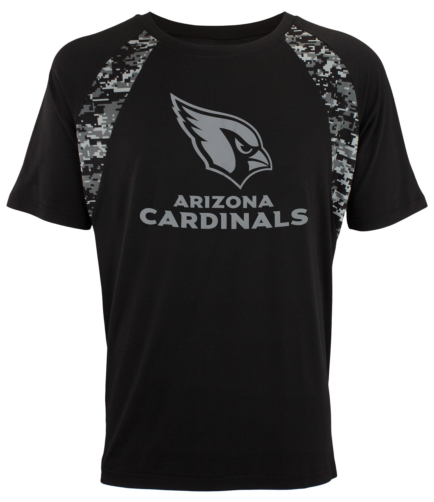 Zubaz NFL Football Men's Arizona Cardinals Digi Tonal Camo Raglan T-Shirt