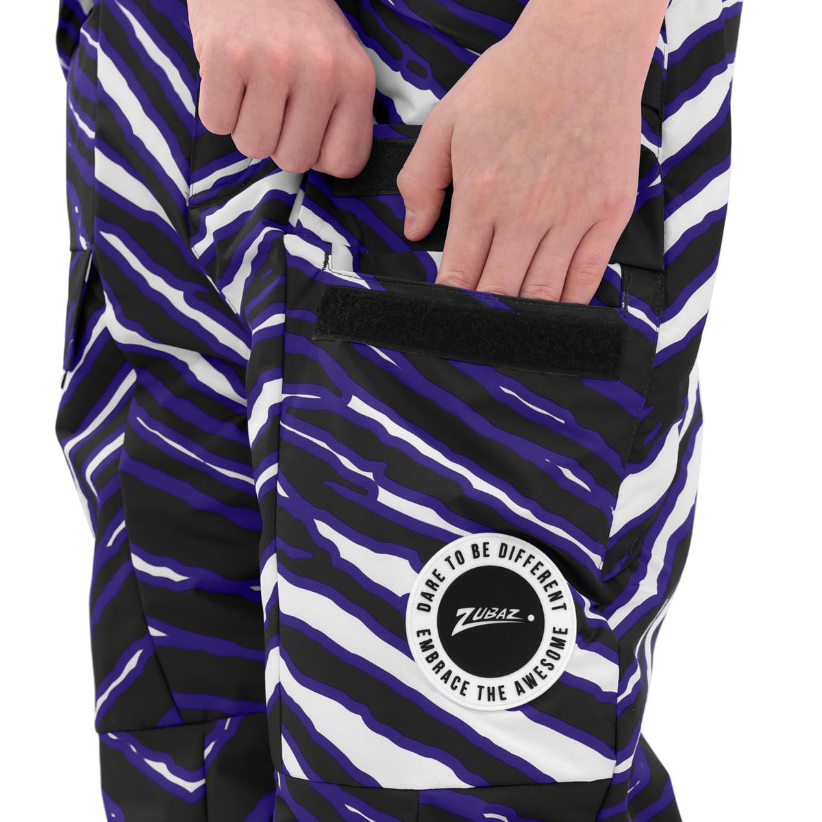Zubaz NFL Kids Blizzard Jr Snow Bib Overalls - Seattle Seahawks Retro
