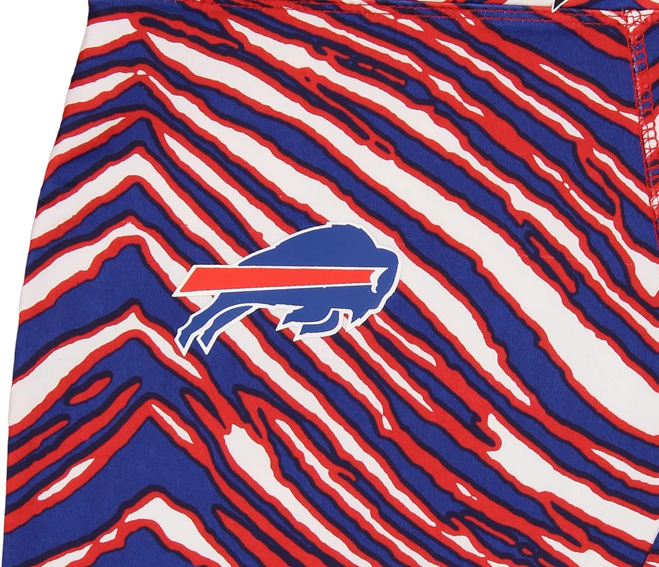 Zubaz NFL BUFFALO BILLS NEW BLUE/RED ZEBRA PAK LEGGING Medium