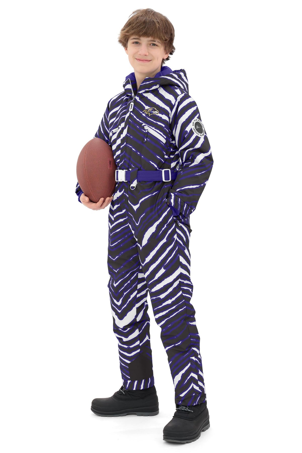 Zubaz NFL Kids Tundra Tux Jr Snowsuit - Seattle Seahawks Retro