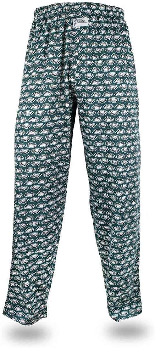 Zubaz NFL Football Men's Philadelphia Eagles Print Logo Comfy Pants