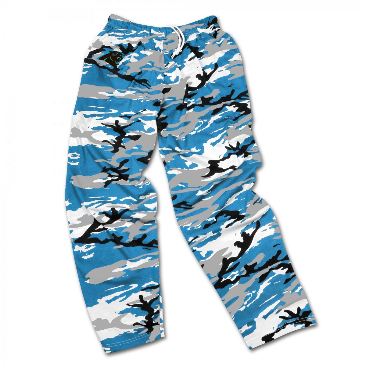 Zubaz NFL Men's Carolina Panthers Camo Casual Active Pants