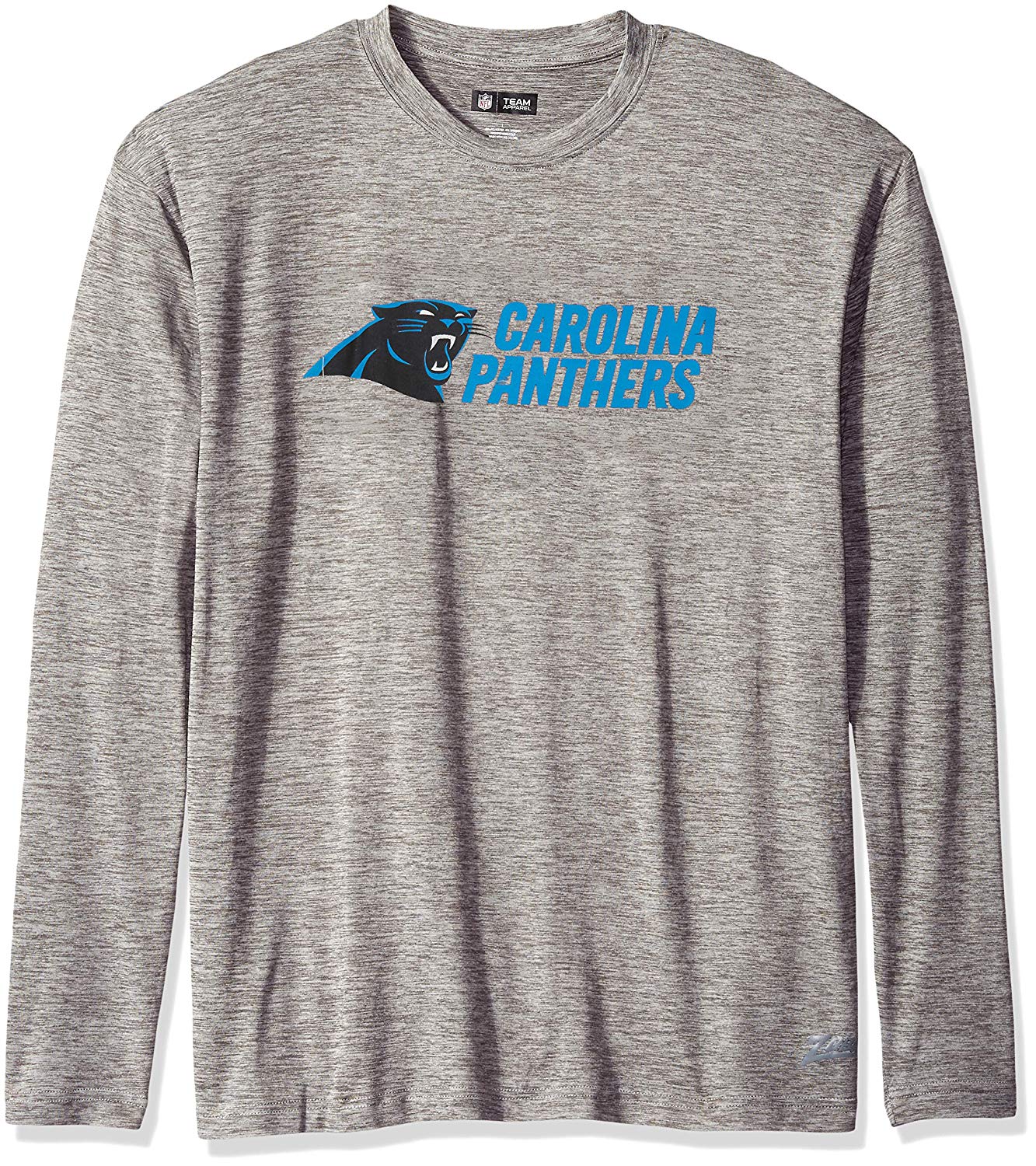 Zubaz NFL Men's Carolina Panthers Long Sleeve Tee