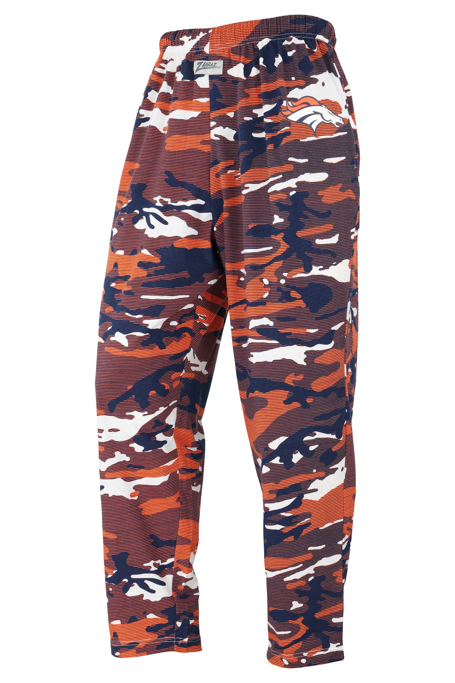 Zubaz NFL Men's CVC Hidden Lines Pant, Denver Broncos - Official NFL Broncos Zubaz Apparel (1 of 2)
