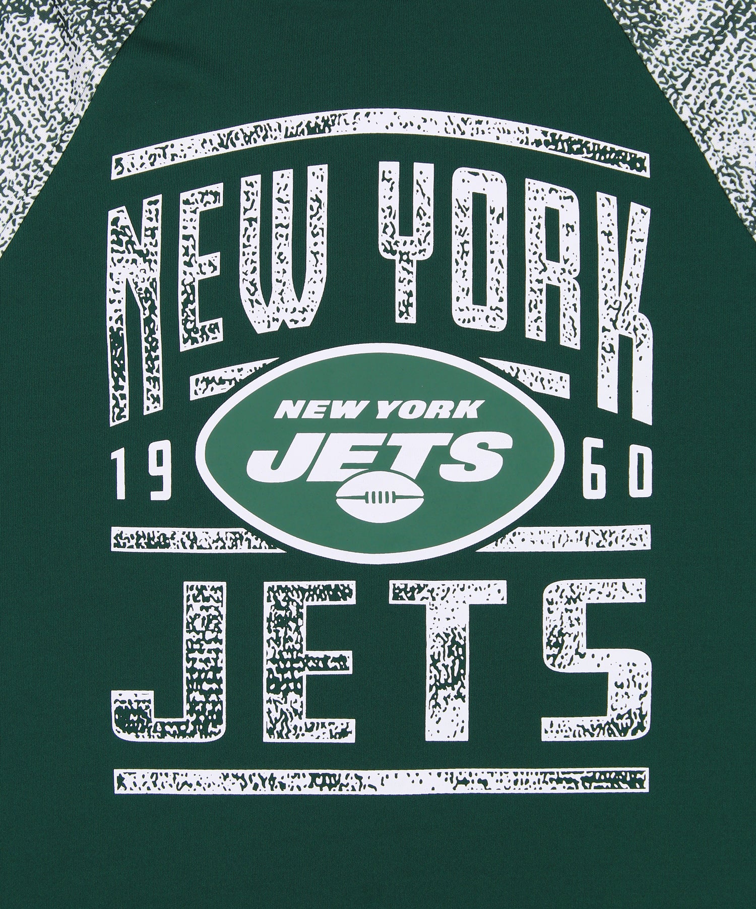 Zubaz NFL Men's New York Jets Light Weight Pullover Hoodie with Static Sleeves