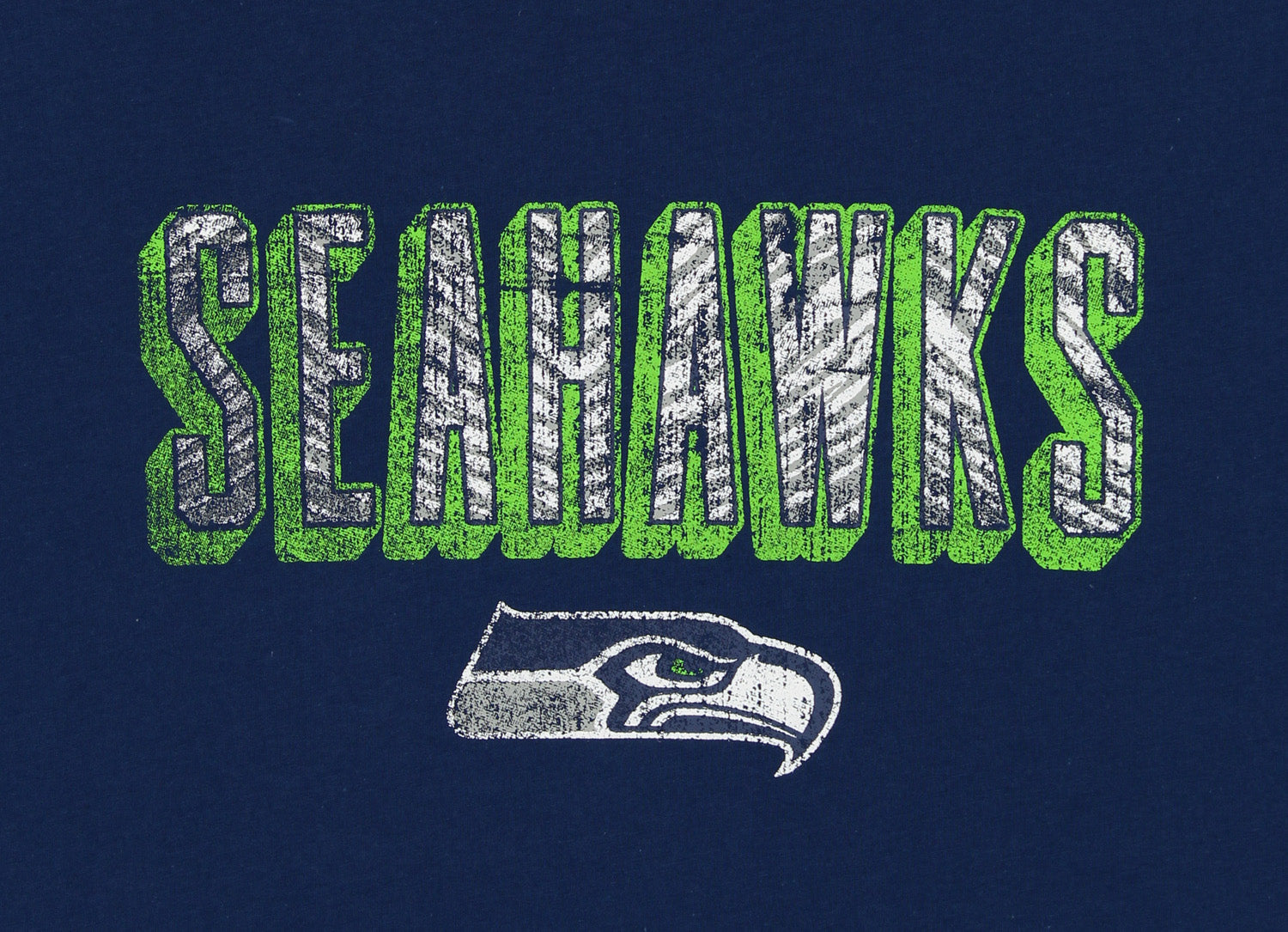 Zubaz NFL Men's Seattle Seahawks Short Sleeve Zeb Graphic T-Shirt