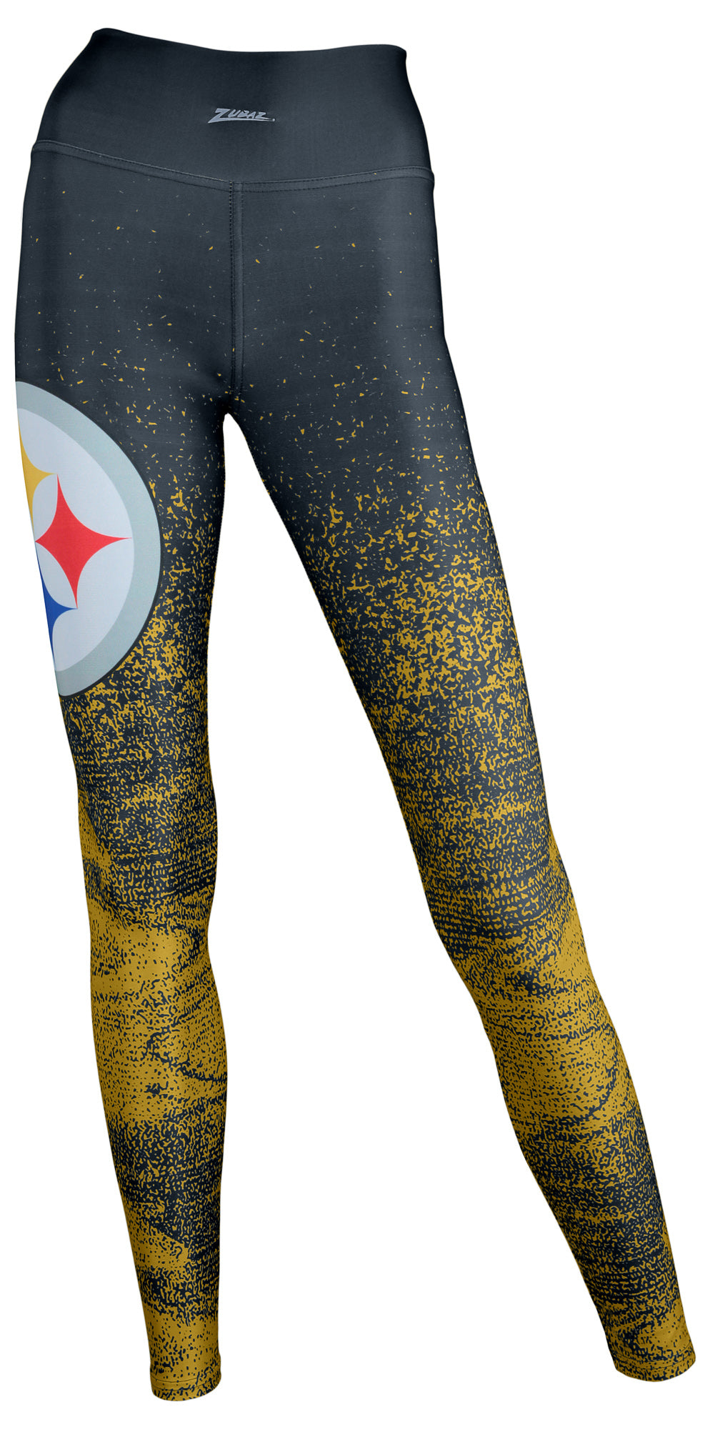 Zubaz Pittsburgh Steelers NFL Women's Static Fade Legging - Official NFL Steelers Zubaz Apparel (1 of 2)