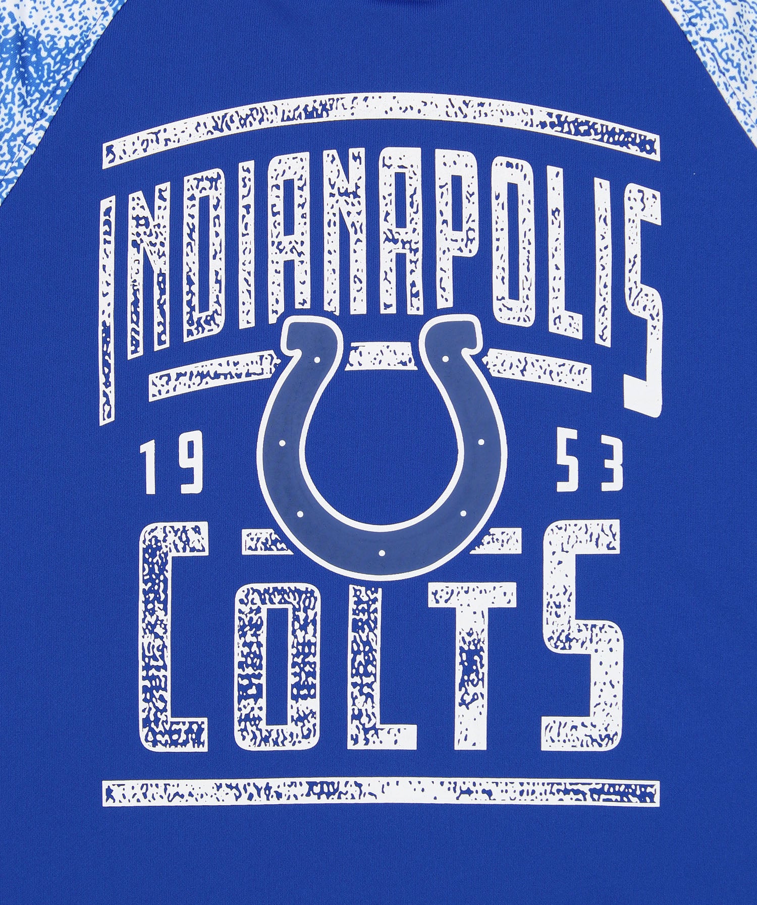 Zubaz NFL Men's Indianapolis Colts Light Weight Pullover Hoodie with Static Sleeves