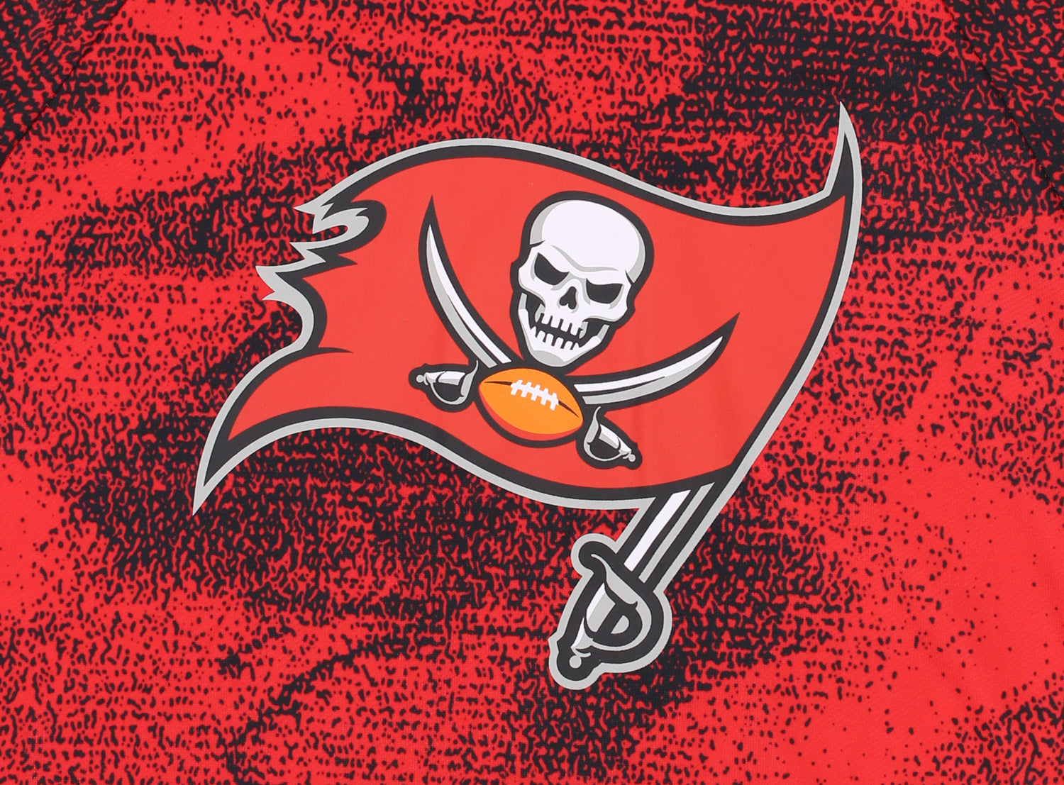 Zubaz NFL Tampa Bay Buccaneers Men's Static Body Lightweight French Terry Hoodie