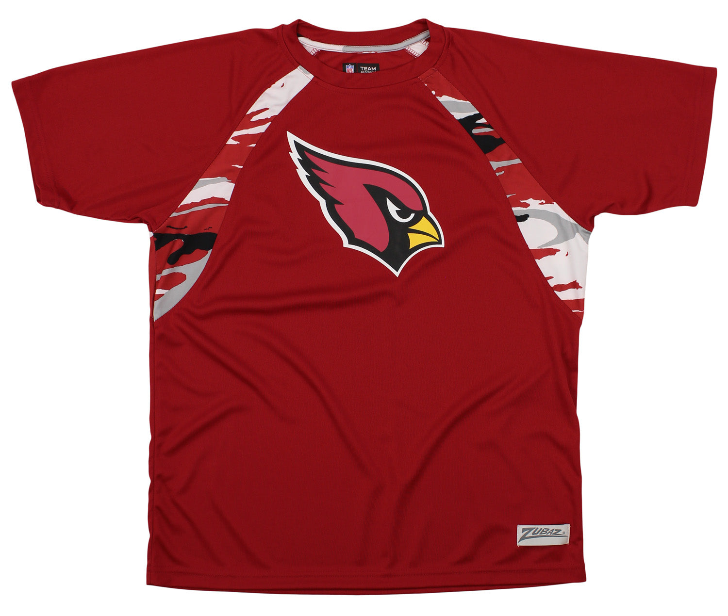 Zubaz NFL Men's Arizona Cardinals Camo Solid T-Shirt
