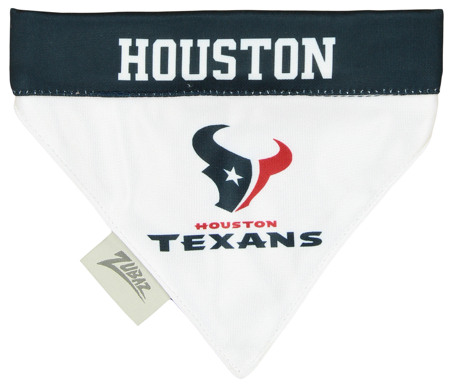 Zubaz X Pets First NFL Houston Texans Reversible Bandana For Dogs & Cats