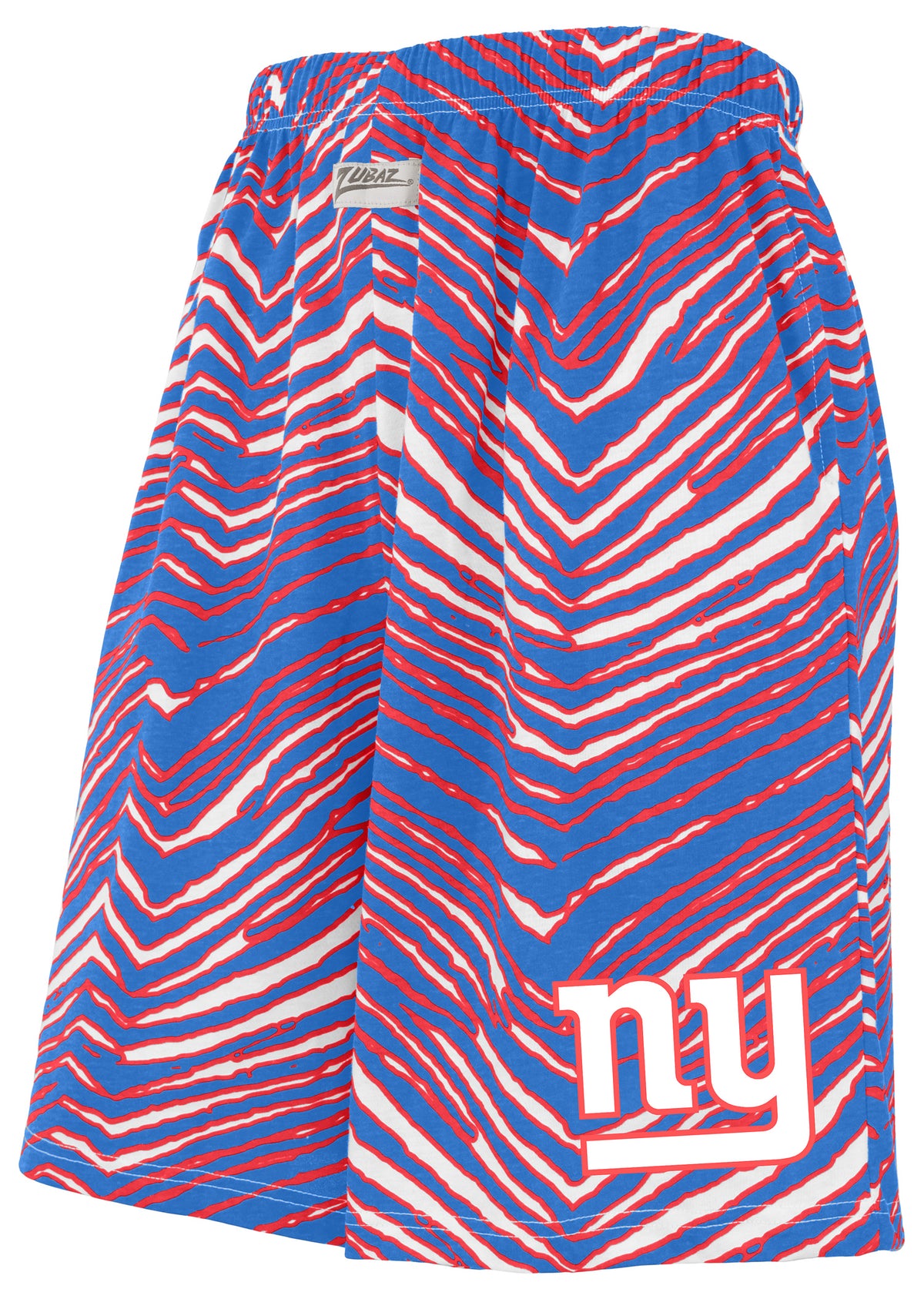 Zubaz NFL Adult Unisex Z88 Zebra Short for Men and Women, New York Giants - Official NFL Giants Zubaz Apparel (1 of 2)