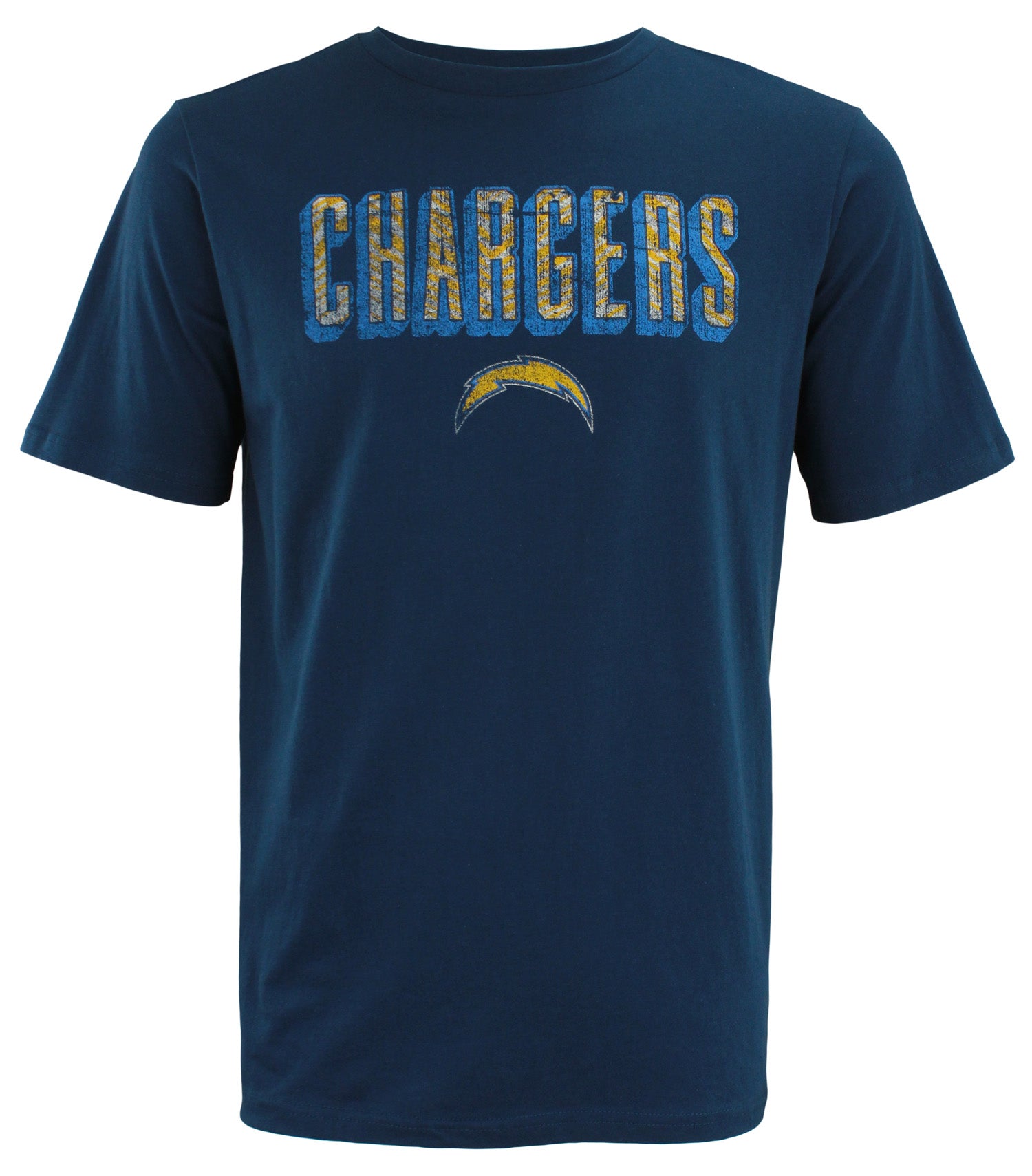 Zubaz NFL Men's Los Angeles Chargers Short Sleeve Zeb Graphic T-Shirt