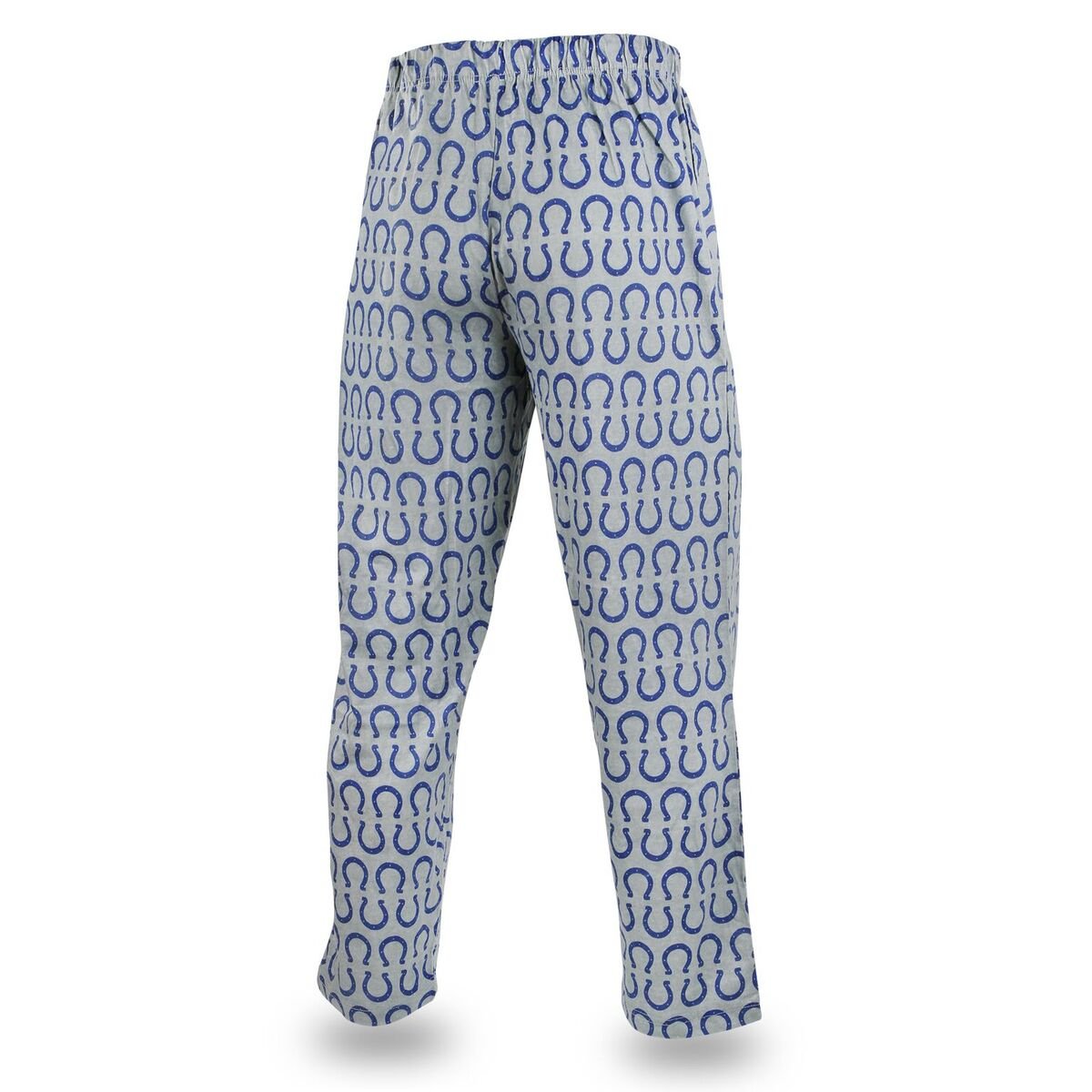Zubaz NFL Football Men's Indianapolis Colts Print Logo Comfy Pants, Light Grey