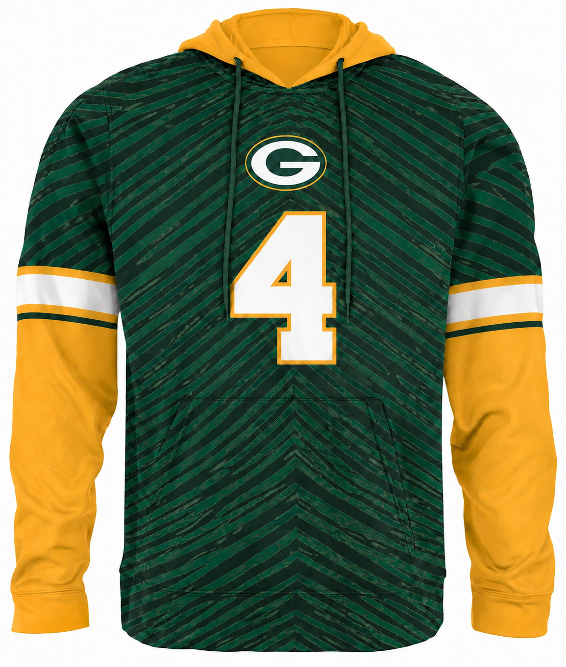 Brett Favre Green Bay Packers Legends Tonal Gameday Hoodie - front