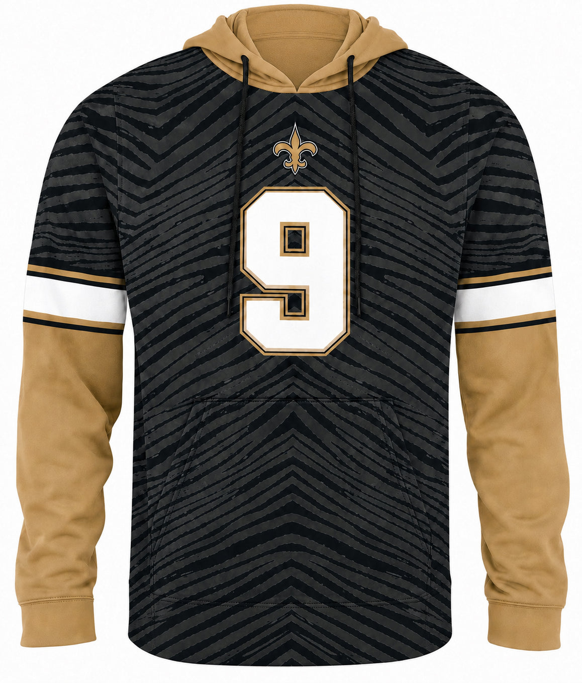 Drew Brees New Orleans Saints Legends Tonal Gameday Hoodie - front