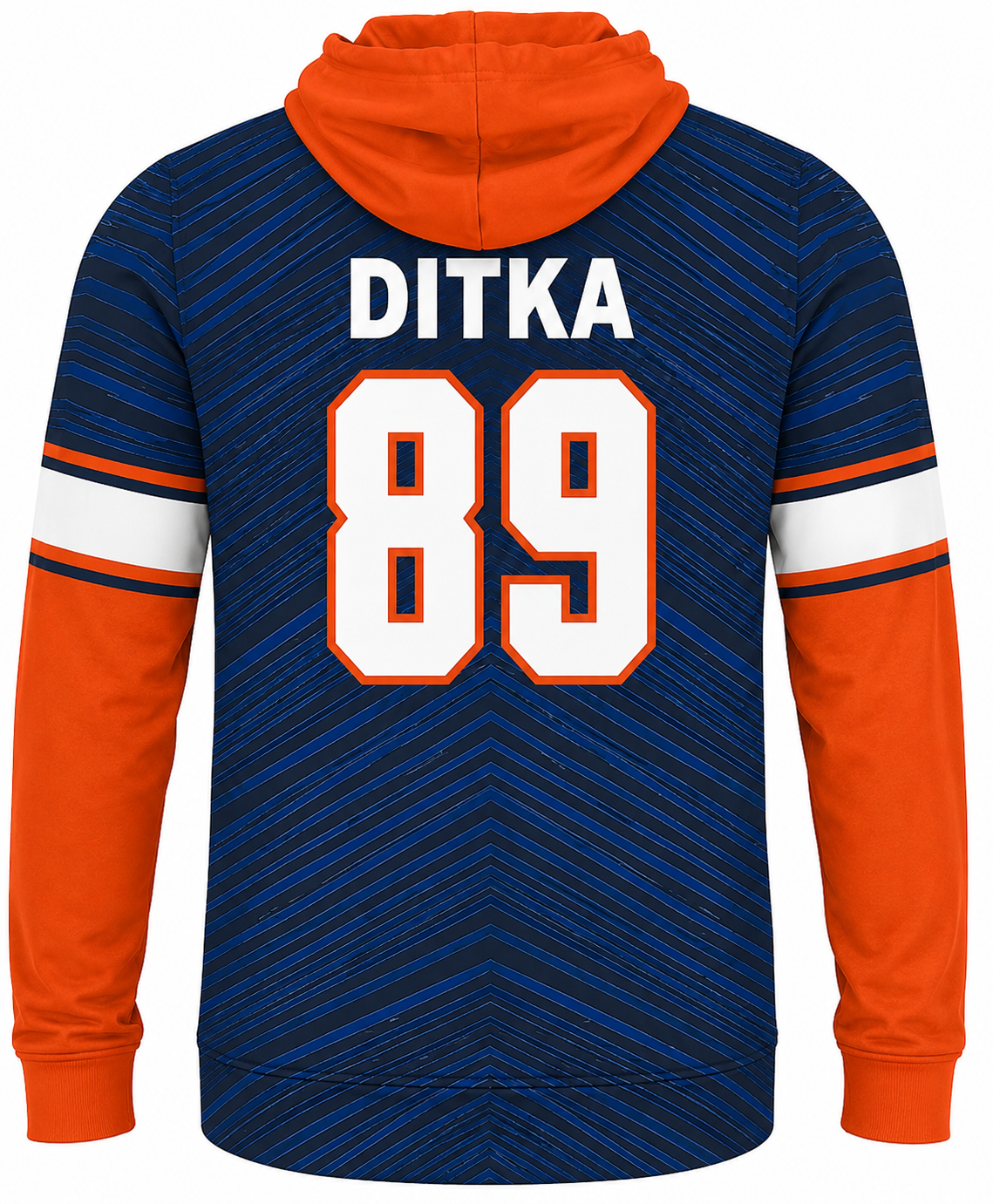 Mike Ditka Chicago Bears Legends Tonal Gameday Hoodie — back