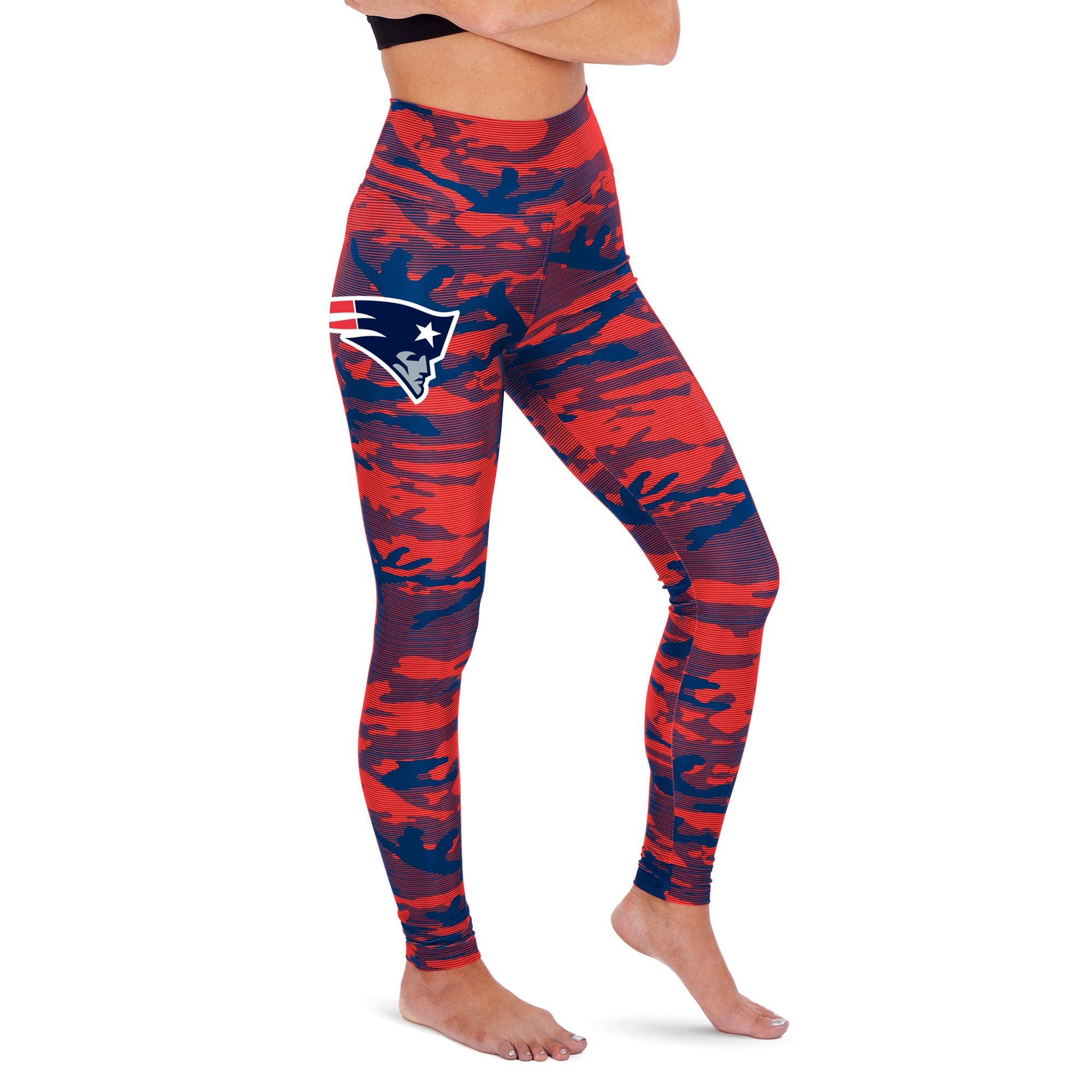 Zubaz NFL Women's New England Patriots Camo Print Legging