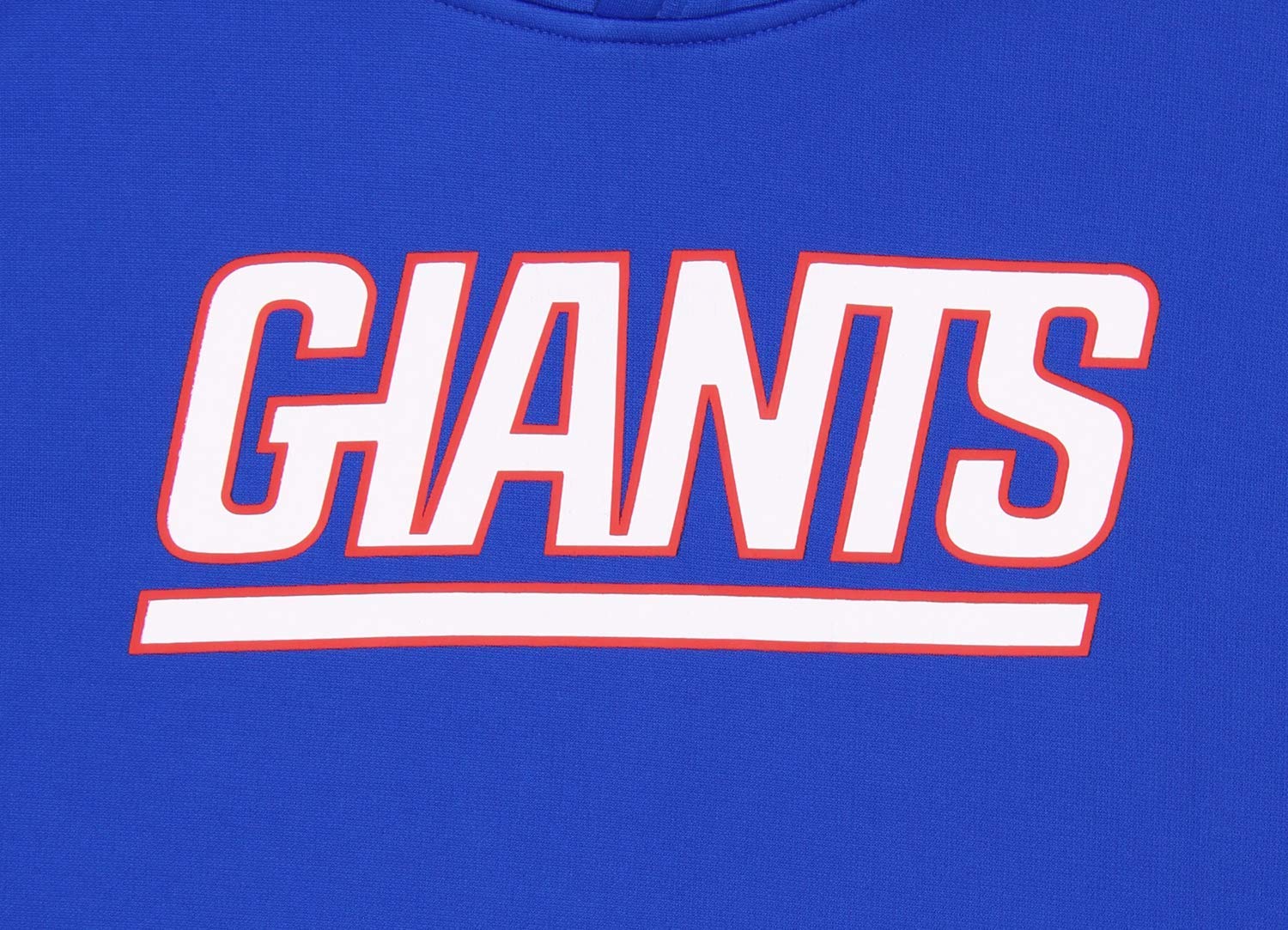 Zubaz NFL Football Men's New York Giants Camo Accents Solid Body Hoodie