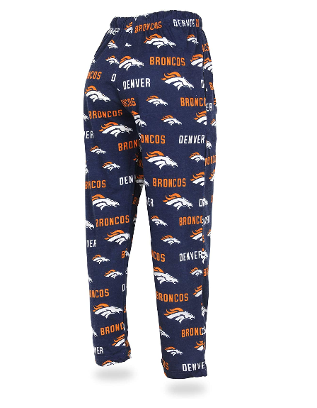Zubaz NFL Women's Denver Broncos Comfy Lounge Pants, Blue