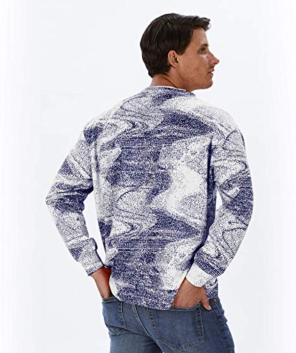 Zubaz NFL Football Men's Los Angeles Rams Static Crew Neck Sweatshirt