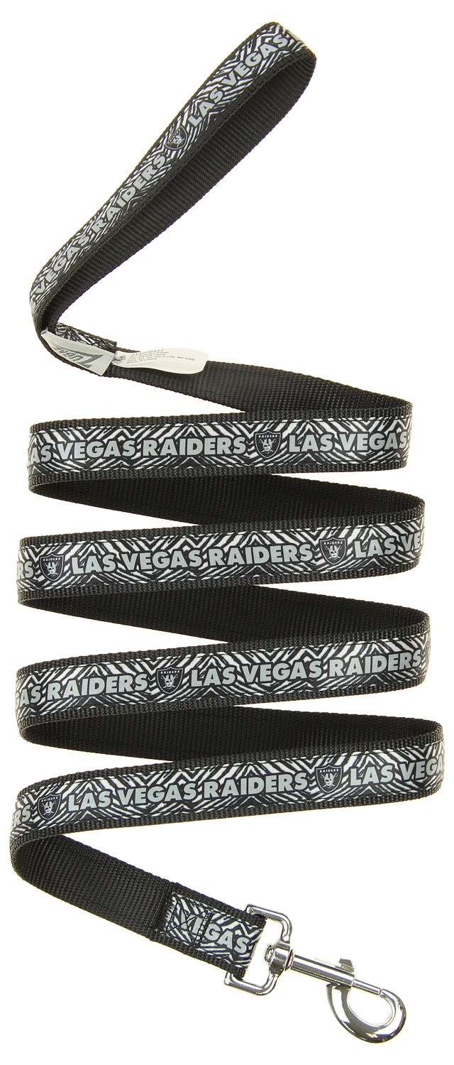 Zubaz X Pets First NFL Las Vegas Raiders Team Logo Leash For Dogs - Official NFL Raiders Zubaz Apparel (1 of 4)