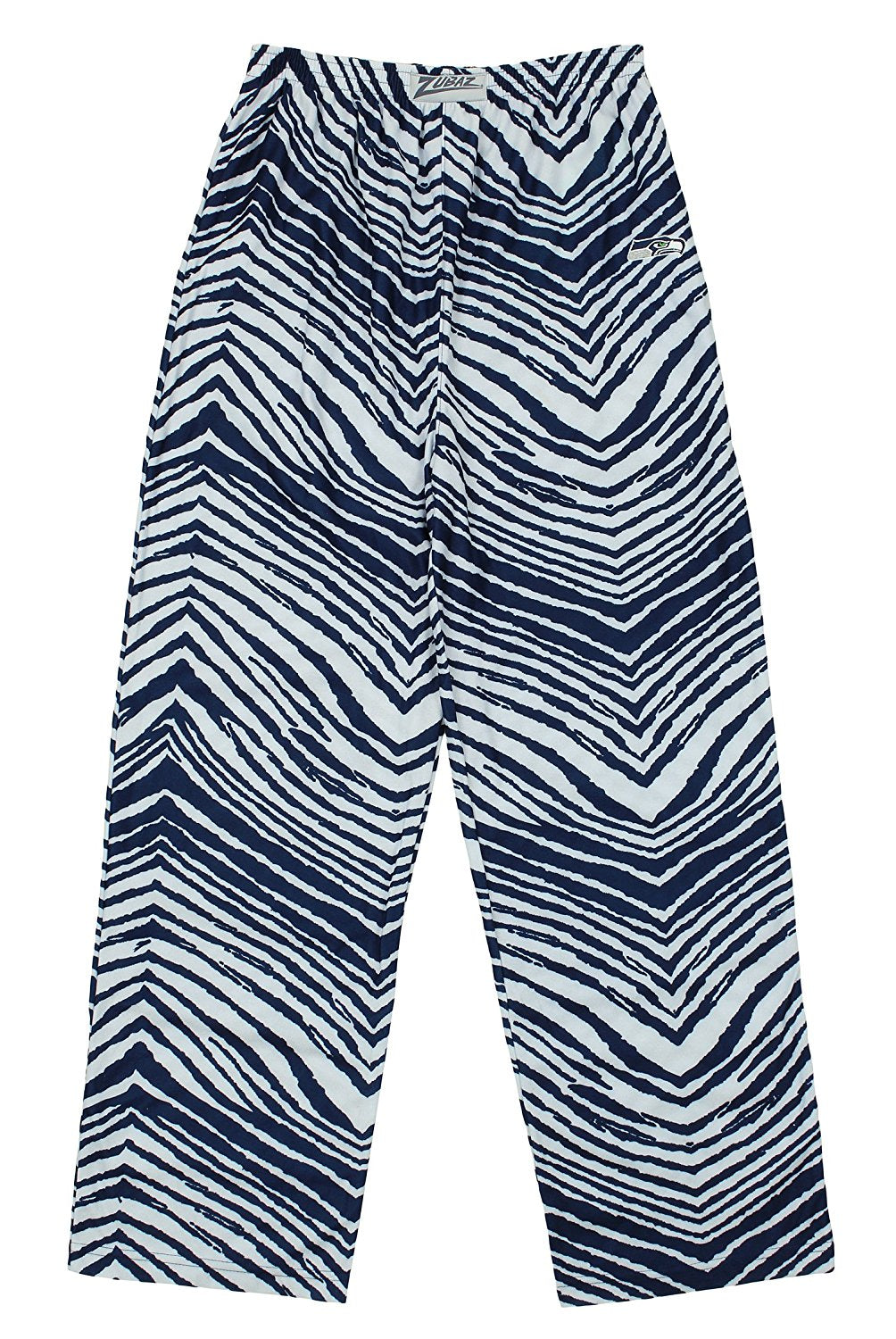 Zubaz NFL Youth Seattle Seahawks Loungs Pants, Navy/White