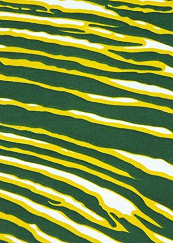 Zubaz NFL Women's Green Bay Packers Team Color Tiger Print Leggings Pants