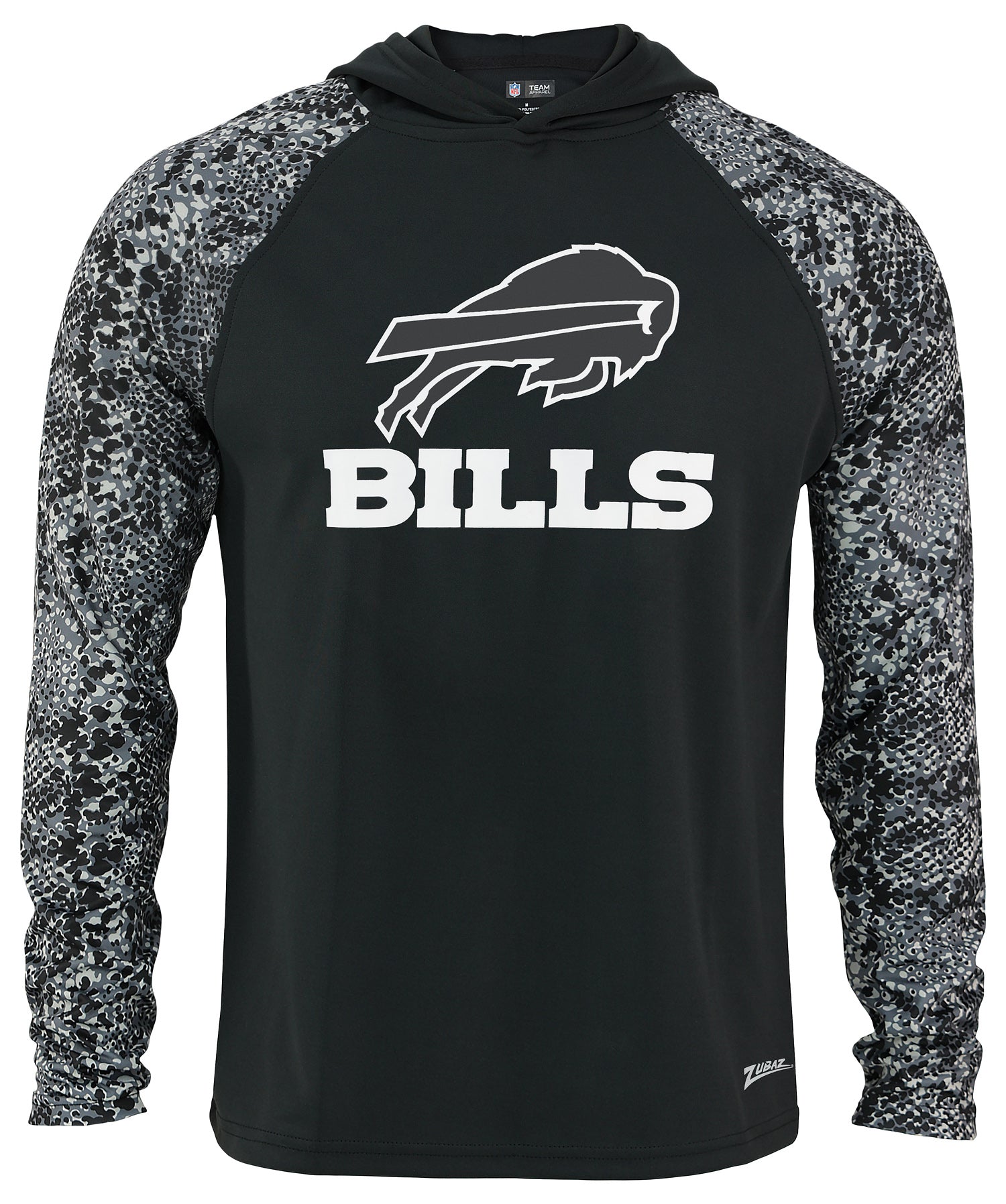 Zubaz NFL Men's Buffalo Bills Post Light Weight Hoodie - Official NFL Bills Zubaz Apparel (1 of 3)
