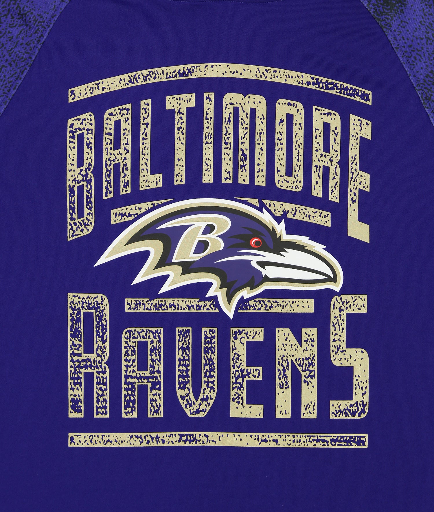 Zubaz NFL Men's Baltimore Ravens Light Weight Pullover Hoodie with Static Sleeves