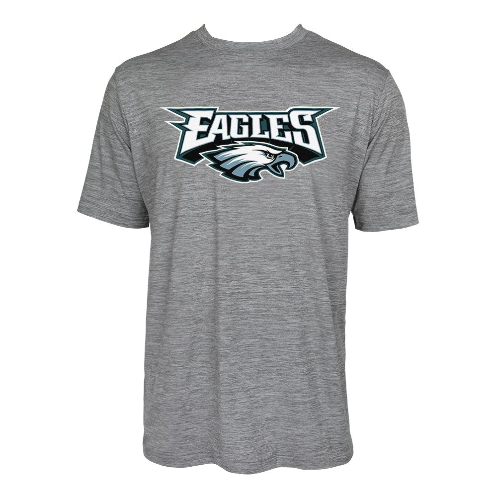 Zubaz NFL Men's Philadelphia Eagles Team Name and Logo Wordmark Tee