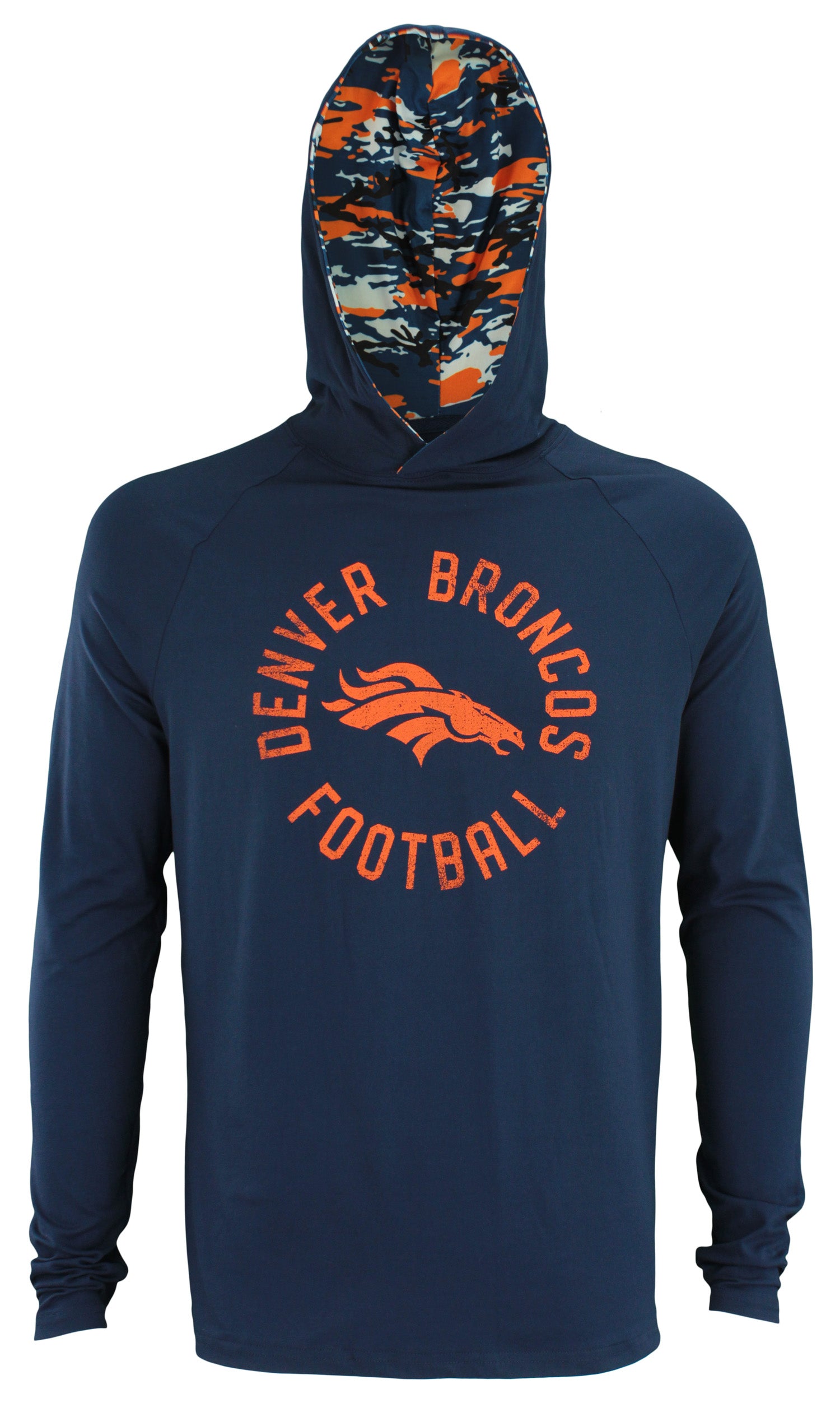 Zubaz NFL Denver Broncos Lightweight Mini Camo Hoody