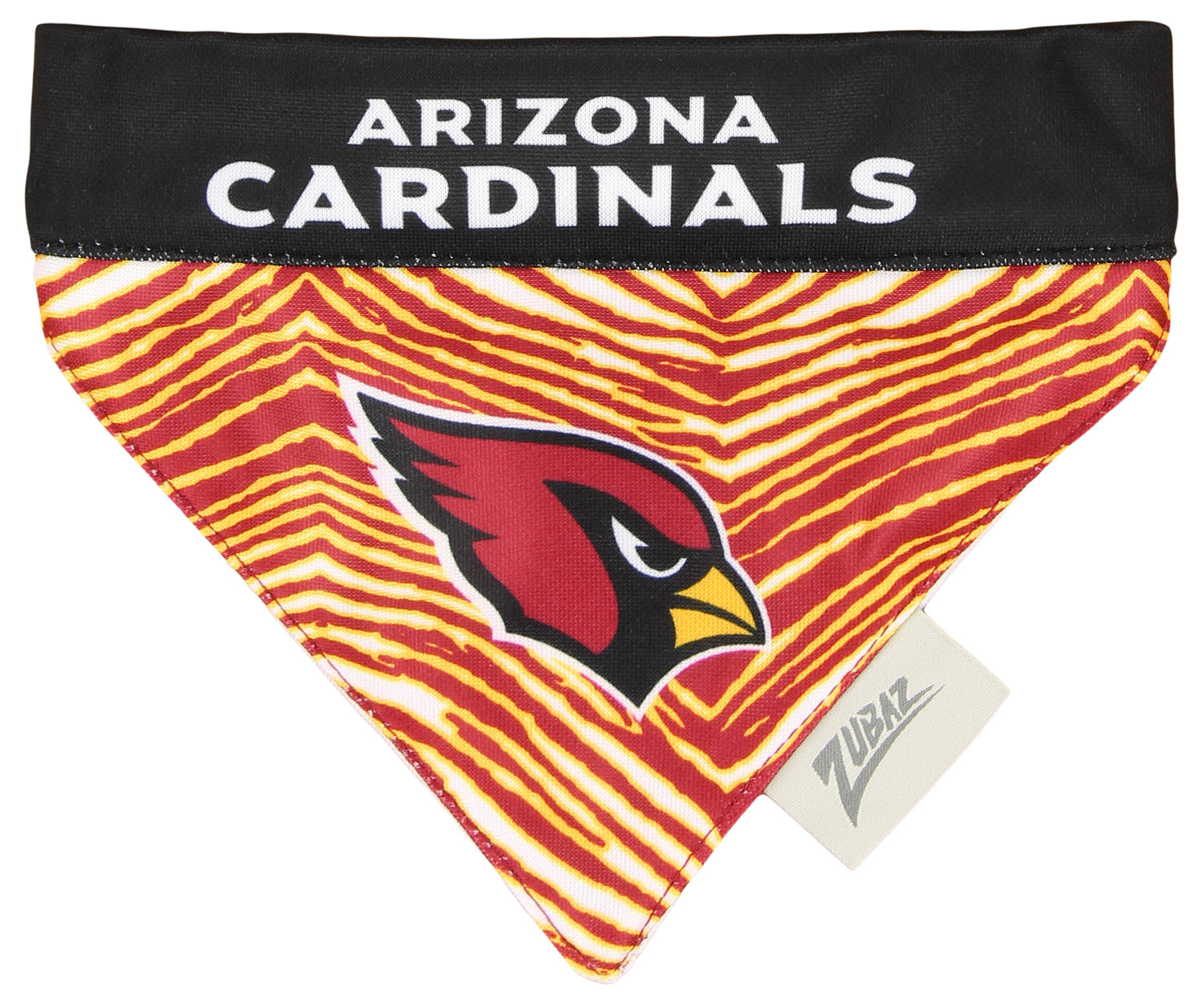 Zubaz X Pets First NFL Arizona Cardinals Slip On Reversible Bandana For Dogs - Official NFL Cardinals Zubaz Apparel (1 of 6)