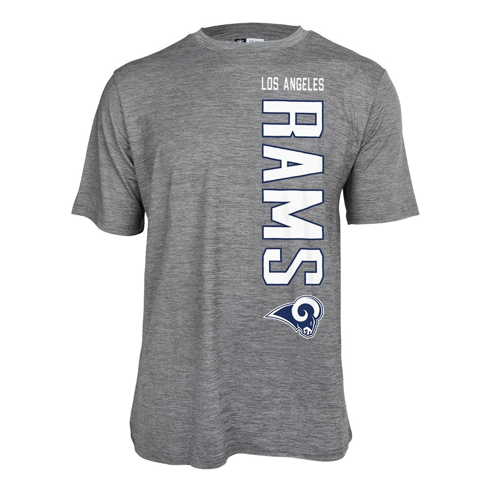 Zubaz NFL Men's St. Louis Rams Vertical Team Name Graphic Tee