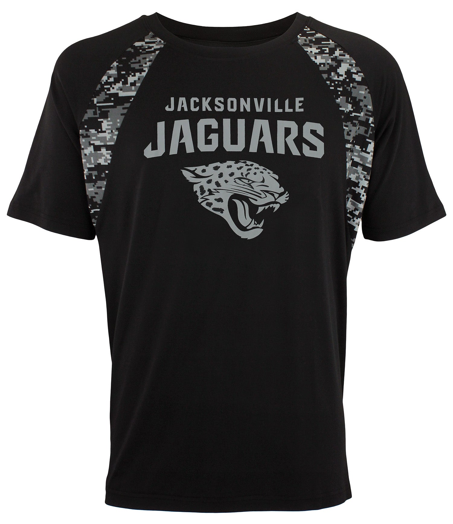 Zubaz NFL Football Men's Jacksonville Jaguars Digi Tonal Camo Raglan T-Shirt