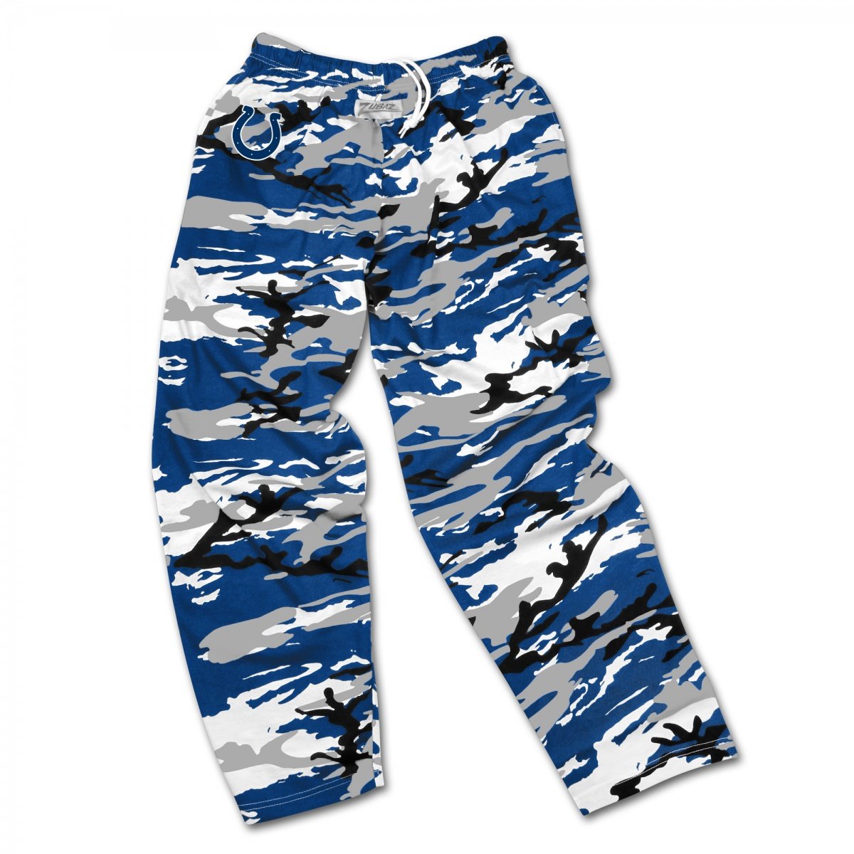 Zubaz NFL Men's Indianapolis Colts Camo Casual Active Pants - Official NFL Colts Zubaz Apparel (3 of 7)