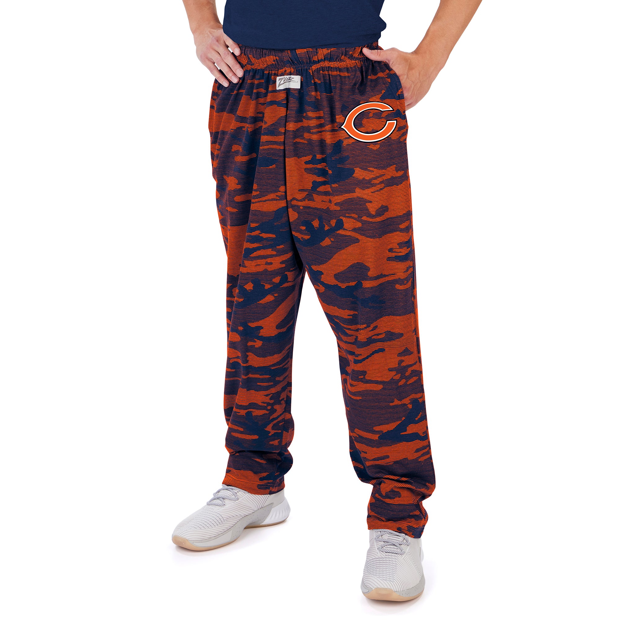 Zubaz NFL Men's Chicago Bears Camo Lines Pants