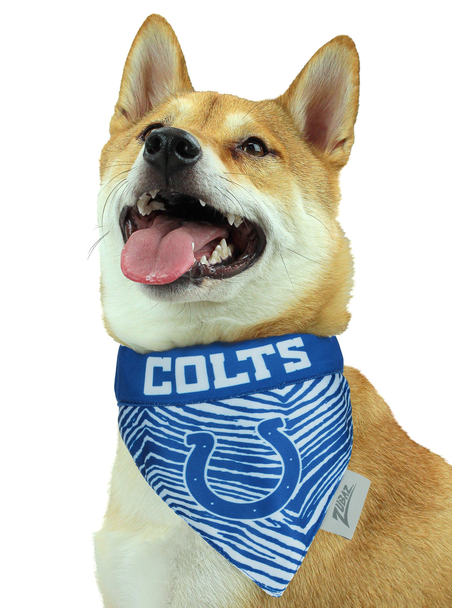 Zubaz X Pets First NFL Indianapolis Colts Reversible Bandana For Dogs & Cats