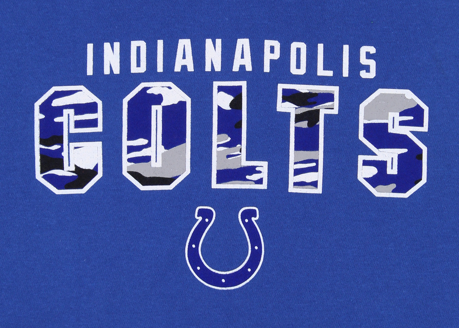 Zubaz NFL Men's Indianapolis Colts Camo Block Logo Hoodie