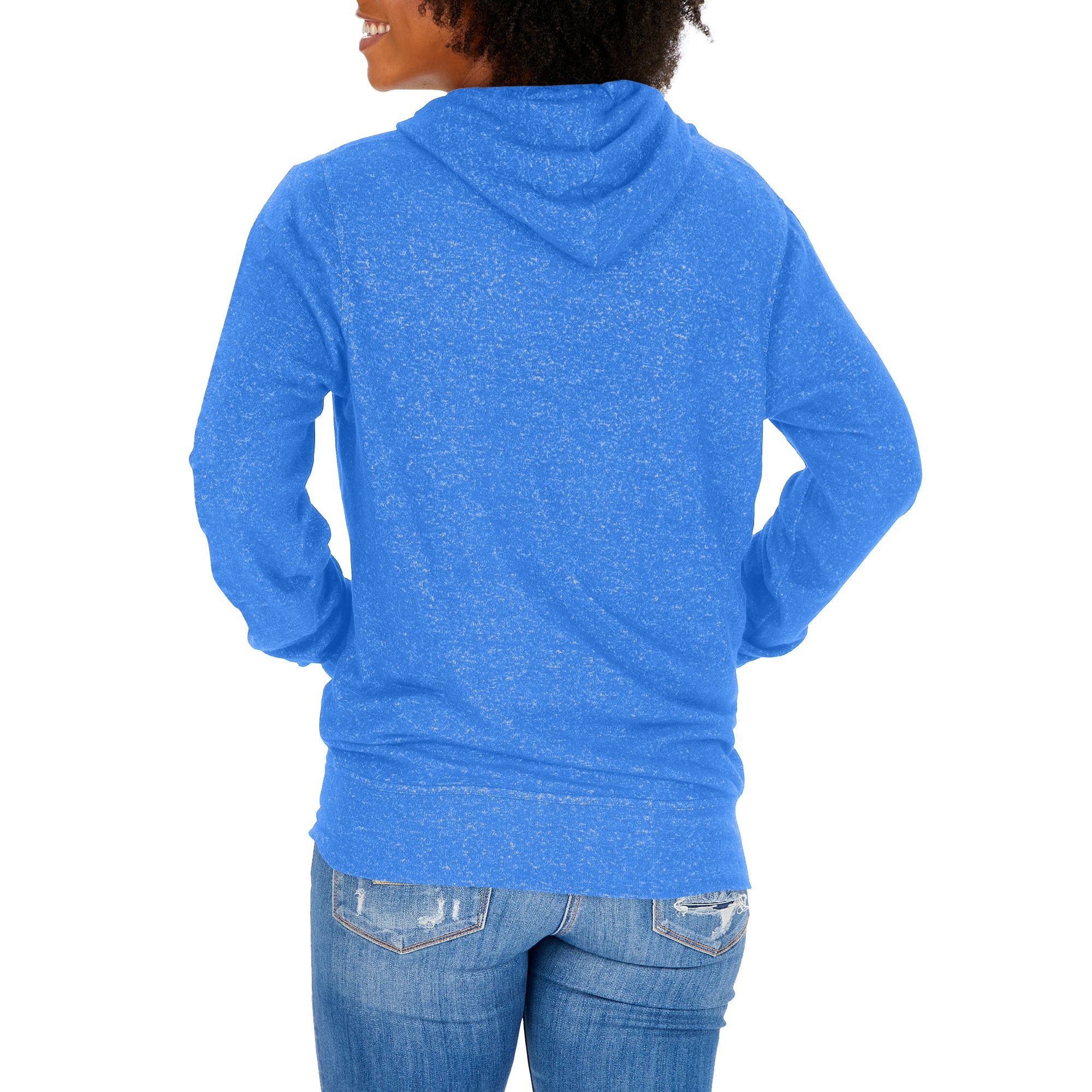 Zubaz NFL Women's Los Angeles Chargers Team Color Soft Hoodie