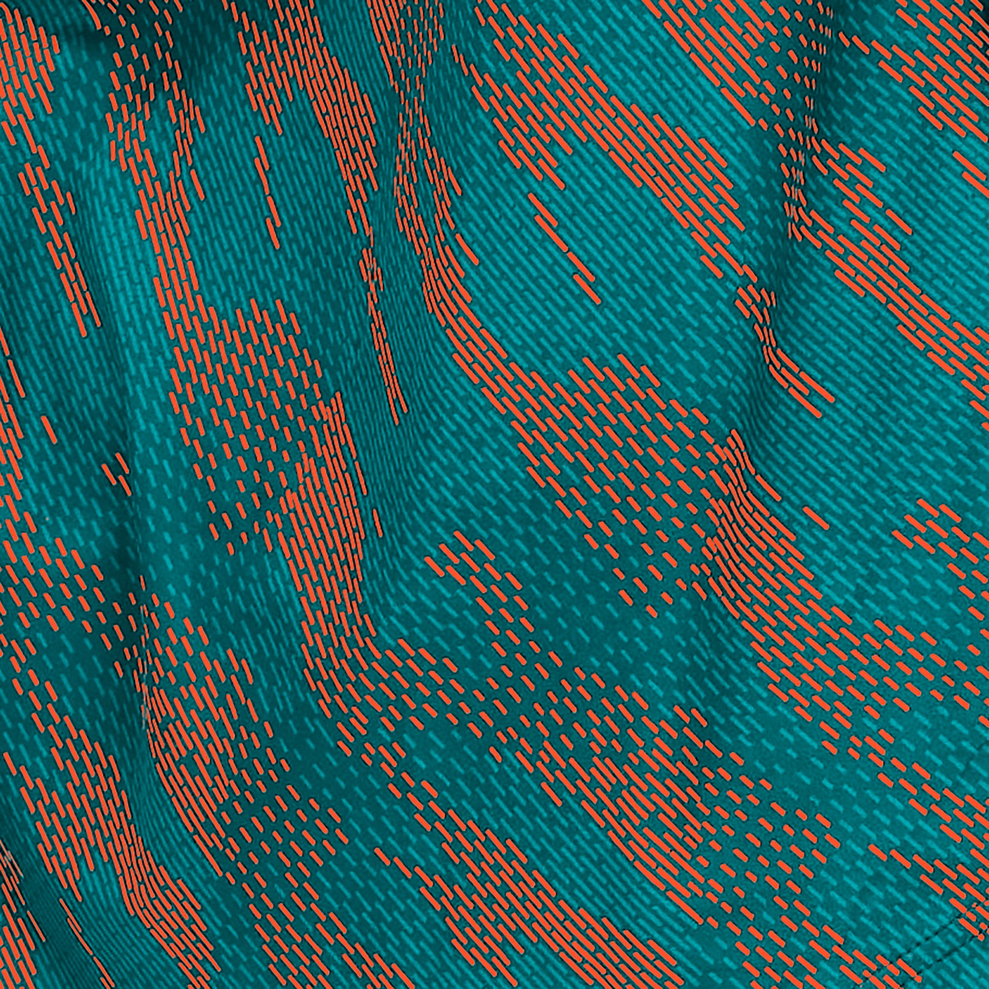 Zubaz Men's NFL Miami Dolphins Team Color Hoodie with Viper Print Details