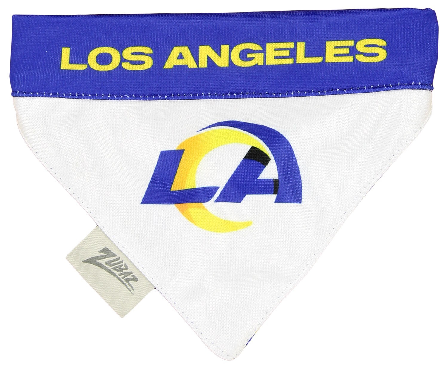 Zubaz X Pets First NFL Los Angeles Rams Reversible Bandana For Dogs & Cats - Official NFL Rams Zubaz Apparel (3 of 5)