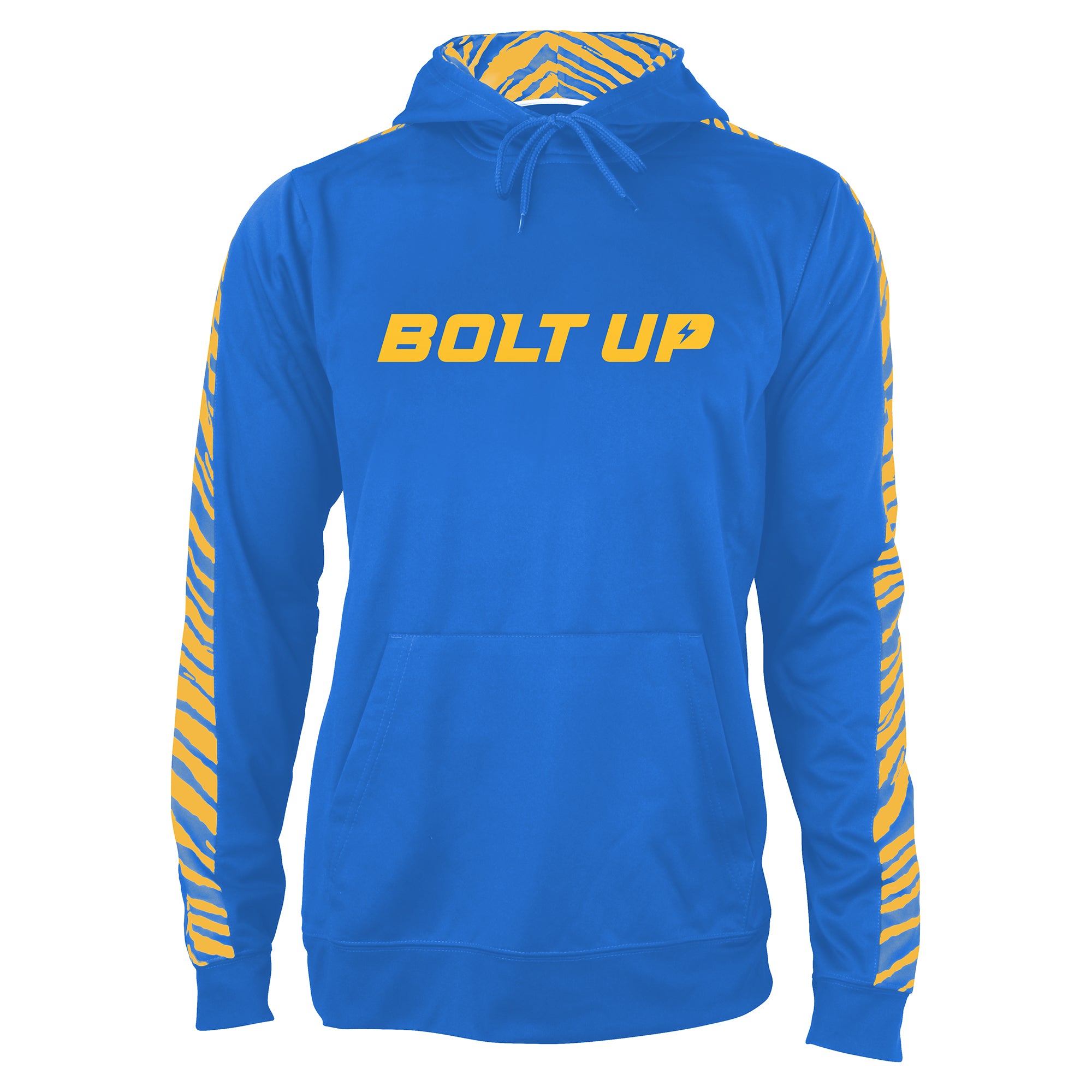 Zubaz NFL Men's Los Angeles Chargers Legends Zebra Detail Hoodie