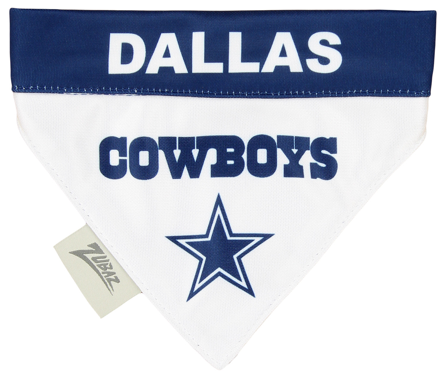 Zubaz X Pets First NFL Dallas Cowboys Reversible Bandana For Dogs & Cats - Official NFL Cowboys Zubaz Apparel (3 of 5)