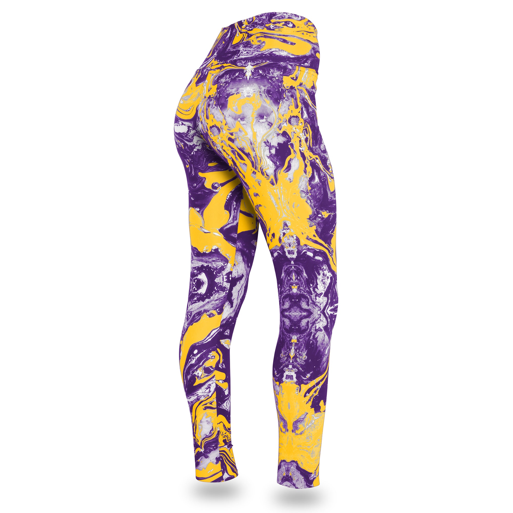 Zubaz NFL Women's Minnesota Vikings Team Swirl Legging