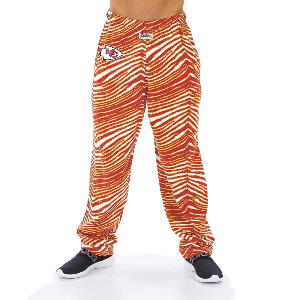 Zubaz NFL Men's Kansas City Chiefs Classic Zebra Print Team Pants