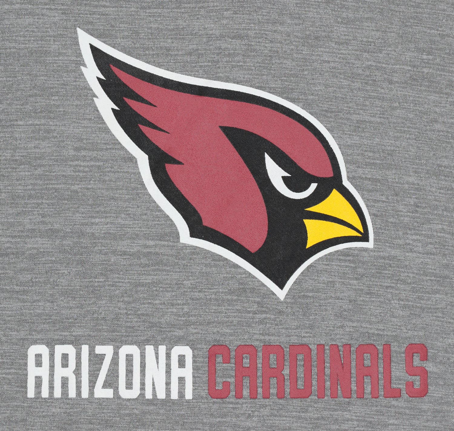 Zubaz NFL Men's Grey Team Name & Logo Zebra Hoodie Arizona Cardinals - Official NFL Cardinals Zubaz Apparel (3 of 3)