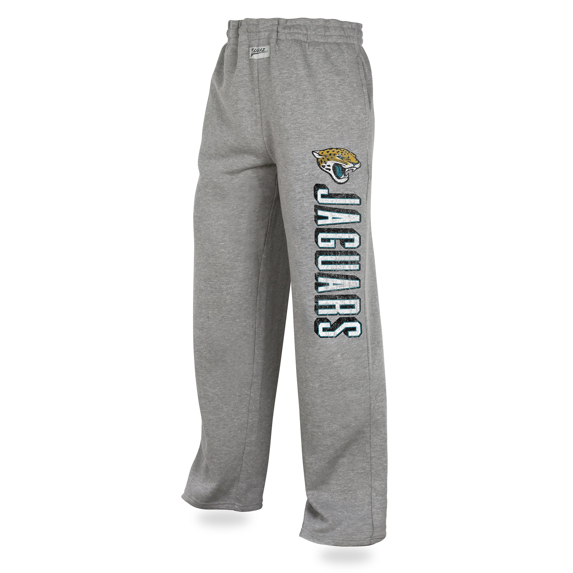 Zubaz NFL Men's Jacksonville Jaguars Sweatpants, Heather Gray