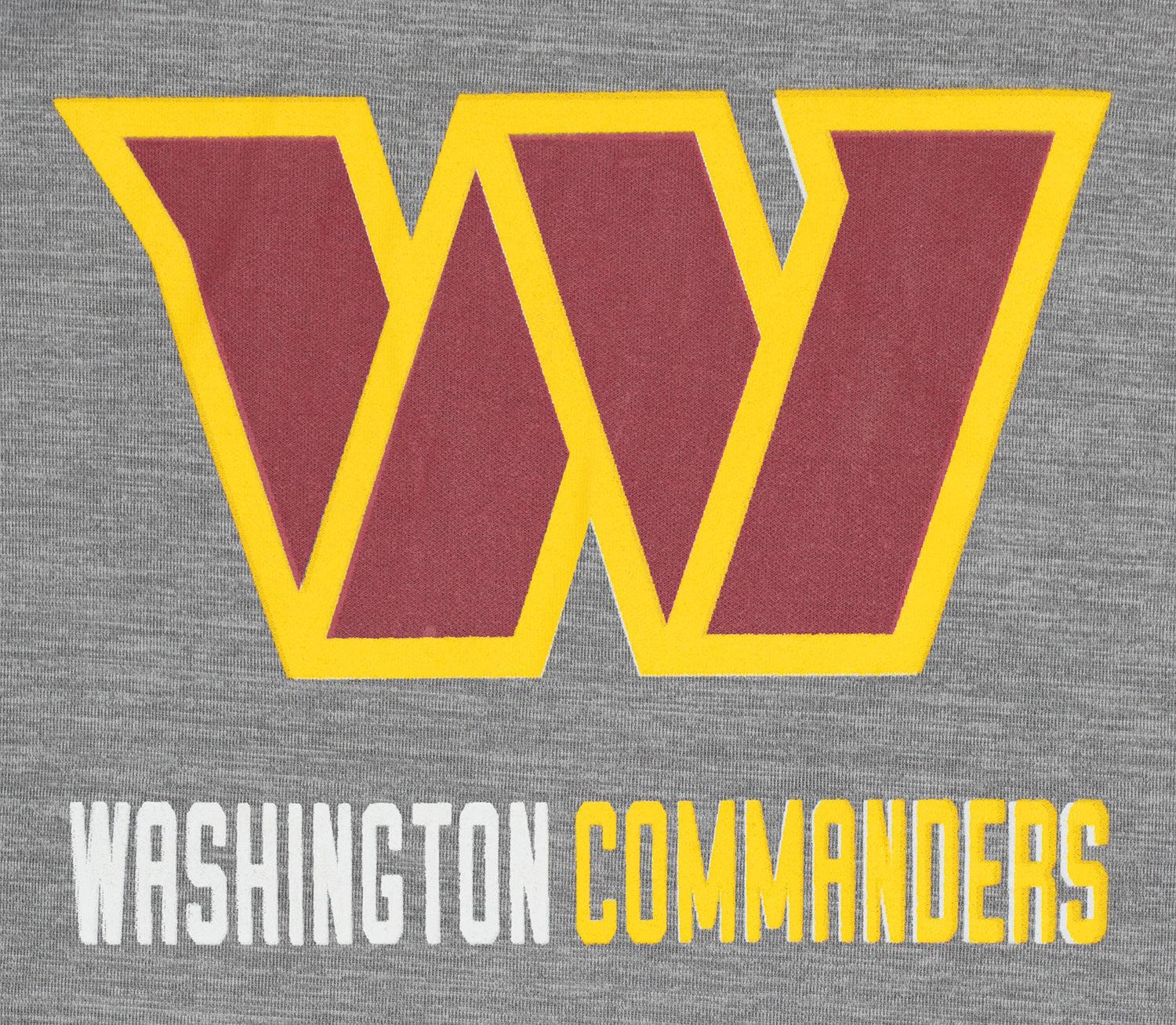 Zubaz NFL Men's Grey Team Name & Logo Zebra Hoodie Washington Commanders - Official NFL Commanders Zubaz Apparel (3 of 3)